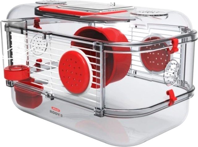 

Клетка Zolux Rody 3 Mini 206011 (рубиново-красный)