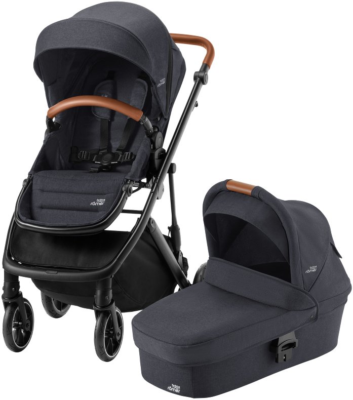 

Универсальная коляска Britax Romer Strider M (2 в 1, black shadow)