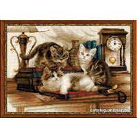 Набор для вышивания Риолис Пушистые друзья 1247