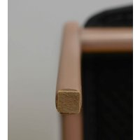 Стул с подлокотниками Sheffilton SHT-S202 (черный/коричневый)