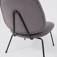 Стул AksHome Sway (серое букле SD8068-5/черный)