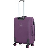 Чемодан-спиннер 4 ROADS 6310-M 66 см (темно-пурпурный)
