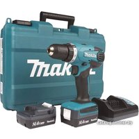 Ударная дрель-шуруповерт Makita HP347DWE (с 2-мя АКБ, кейс)