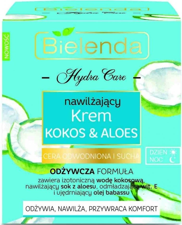 

Bielenda Hydra Care увлажн. кокос и алоэ для сухой чувствит. кожи 50 мл