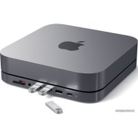USB-хаб Satechi Aluminum Stand & Hub for Mac Mini ST-ABHFM (серый)