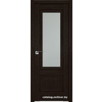 Межкомнатная дверь ProfilDoors 2.90XN L 60x200 (дарк браун/стекло матовое)