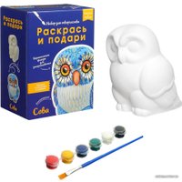 Набор для рисования Раскрась и подари Сова IG-1028