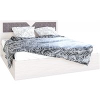 Кровать МебельЭра Николь 1600 (шимо/лиственница темная)