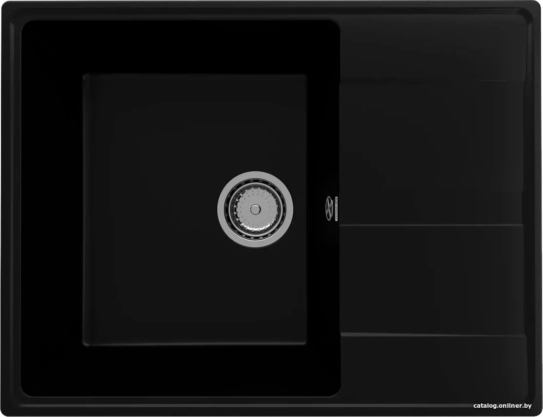 Кухонная мойка Ulgran Quartz Prima 650-07 (уголь)
