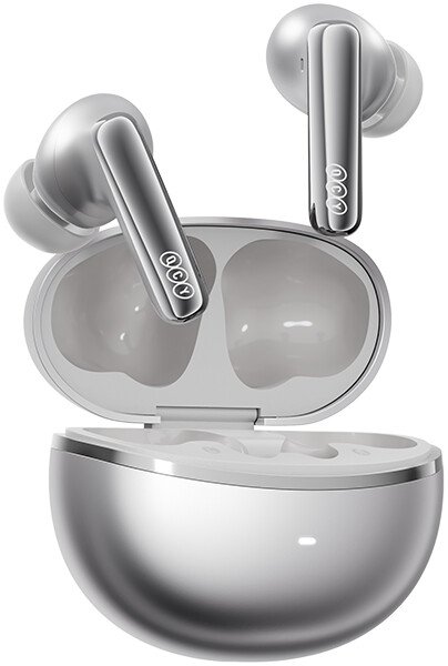 Наушники QCY MeloBuds N70 (серебристый)