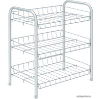 Полка для обуви Nika ЭТ4/МС (матовый серый)