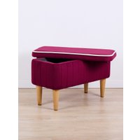 Банкетка MONOFIX Амма с ящиком (винный №63)