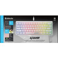 Клавиатура Defender Alligator GK-315 (белый)