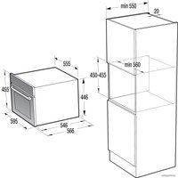 Электрический духовой шкаф Gorenje BCS547ORAB