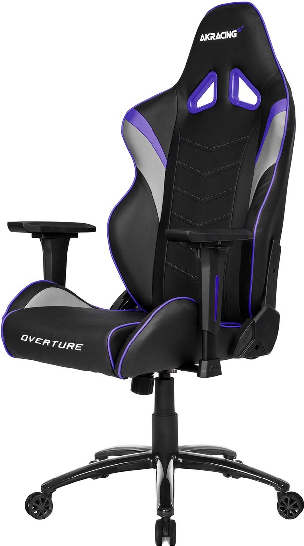

Игровое (геймерское) кресло AKRacing Overture (черный/фиолетовый)
