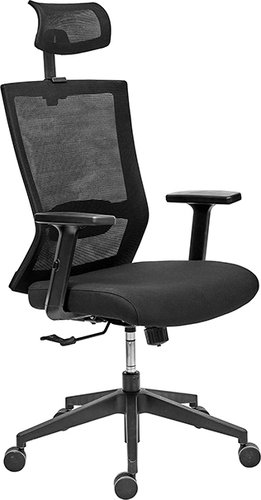 Офисное кресло Sunon Iron CIR69SW (с подголовником, черный)