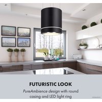 Кухонная вытяжка Klarstein Tron Ambience Island (черный)