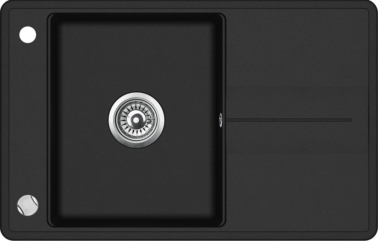 

Кухонная мойка Aquasanita Bella SQB101AW (black metallic 601)