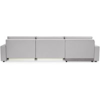 Угловой диван Mio Tesoro Манчестер 292 1.5ек-1.5ек-1.5пф (841 светло-серый)