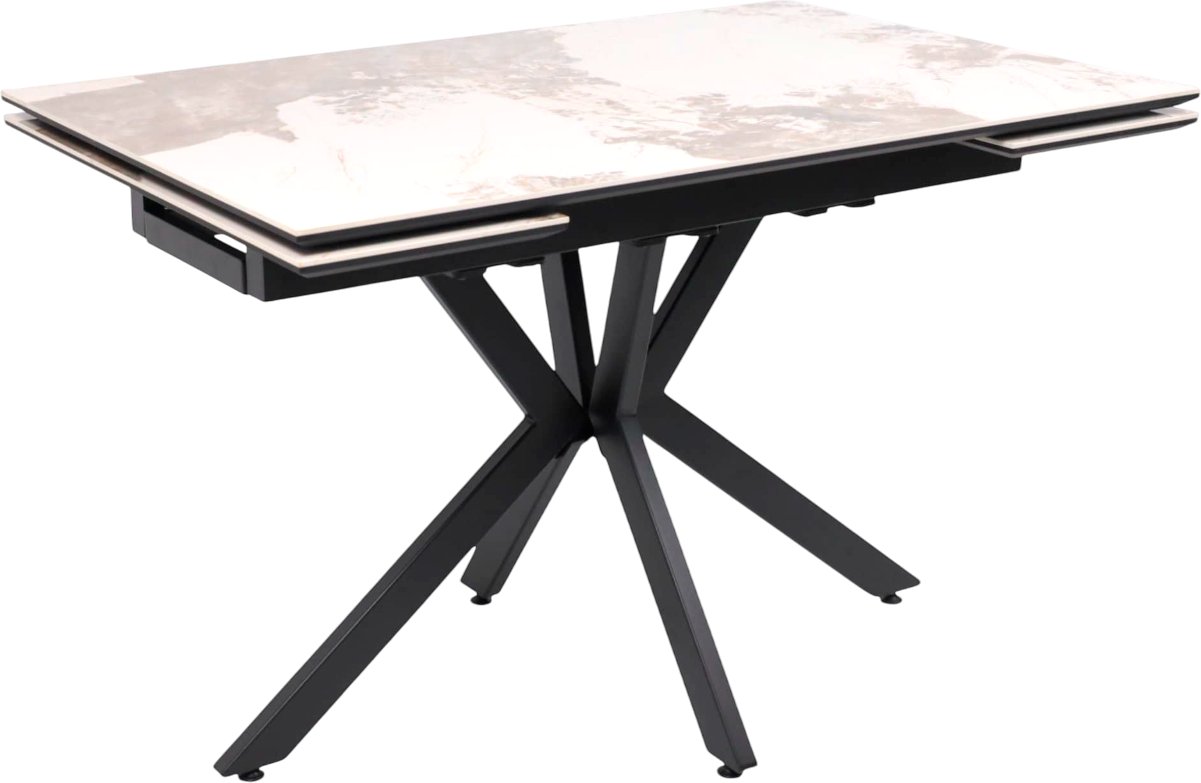 

Кухонный стол Lepremo AV 2111 МДФ+керамика раздвижной 1200-1800x800 (белый глянцевый Pandora/черный)