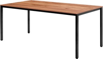Кухонный стол Millwood Сеул 180x80x75 (дуб табачный Craft/металл черный)