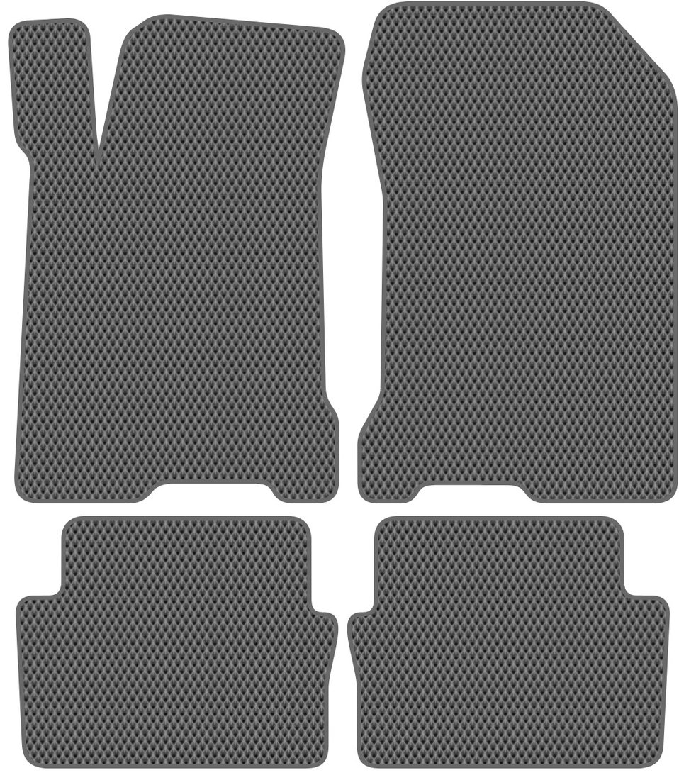 

Комплект ковриков для авто Alicosta Renault Laguna III (хэтчбек 5 дв / BT) 2007 - 2010 (серый, ромб)