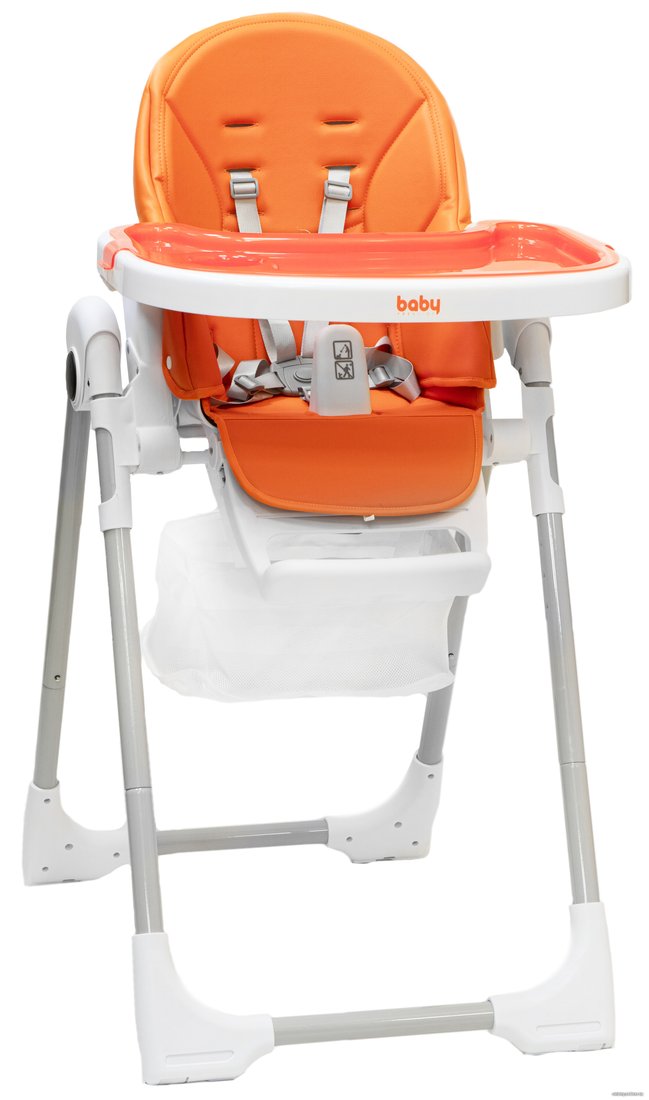 Высокий стульчик Baby Prestige Junior Lux (оранжевый)