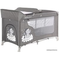 Манеж-кровать Lorelli Moonlight 2 Layers 2020 (grey luxe)