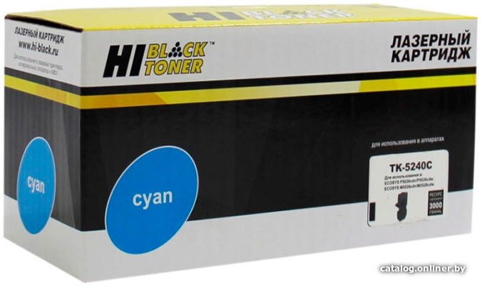 Картридж Hi-Black HB-TK-5240C (аналог Kyocera TK-5240C)
