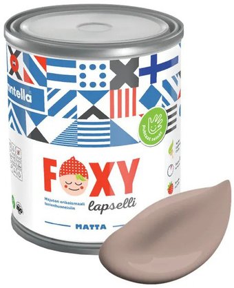 Краска Finntella Foxy Lapselli Matte Varsi F-50-1-1-FL225 0.9 л (бежевый/розовый)