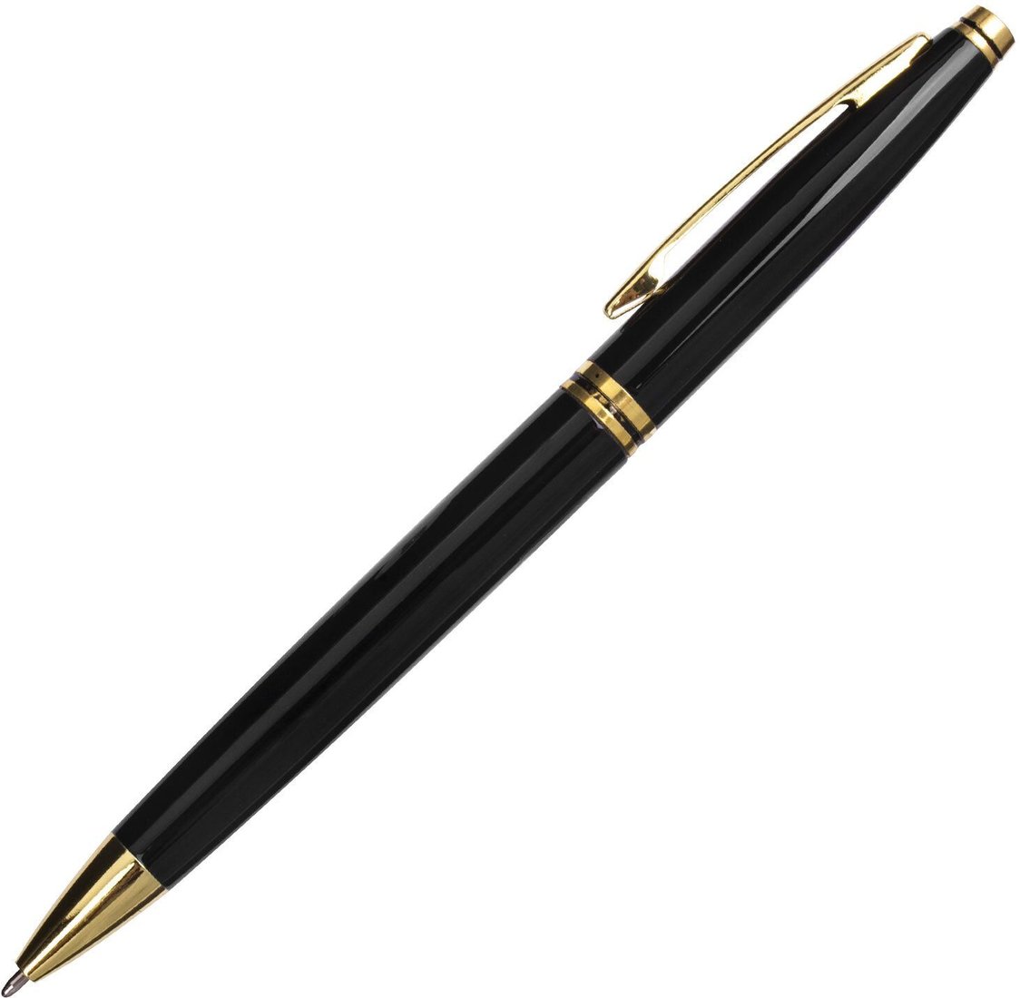

Ручка шариковая BRAUBERG De luxe black 141411