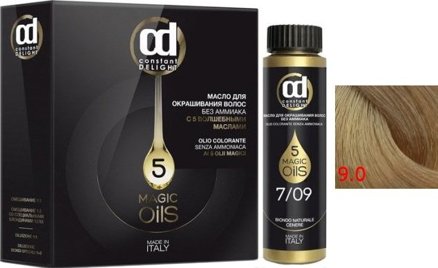 

Масло для окрашивания Constant Delight Olio-Colorante без аммиака 9.0 экстра светло-русый