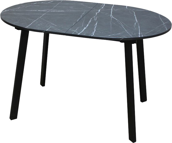 

Кухонный стол Древпром М138 Оледжо ДП1-02-04 120-150x88 (мрамор черный/черный матовый)