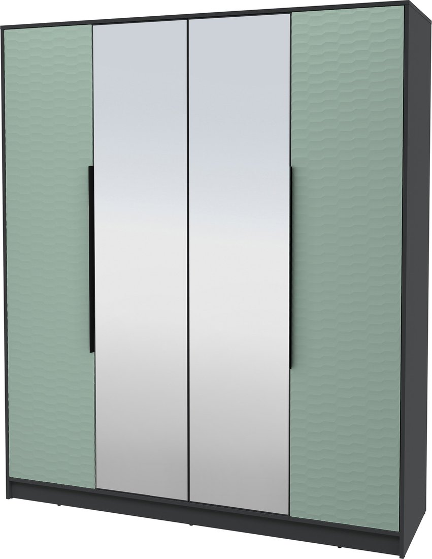 

Шкаф распашной Интерлиния Концепт Зодиак КТ-Ш4з (антрацит/мята)