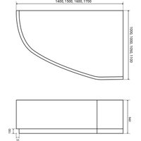 Ванна Lauter Valencia 140x95 2102140R