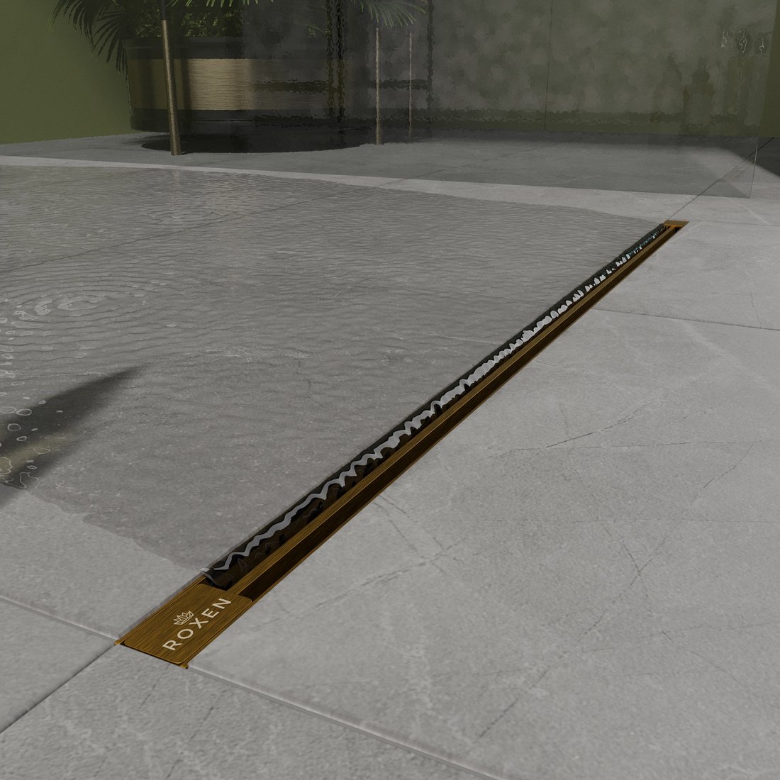 

Трап/канал Roxen Razor Gold 910100GB