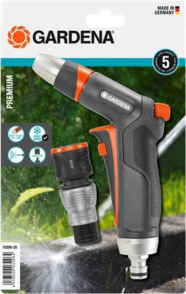 

Распылитель Gardena Пистолет-наконечник для полива Premium + Коннектор 18306-20