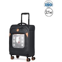 Чемодан-спиннер Verage Cambridge-II 20077W-1 55 см (черный)