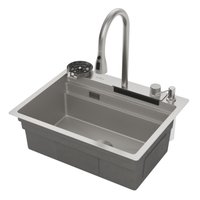 Кухонная мойка Roxen Stage Plus 560250-60-S многофункциональная 8 в 1 (60*48/текстурный сатин)