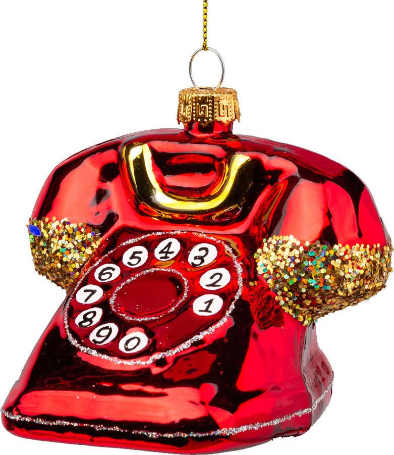 

Елочная игрушка Erich Krause Decor. Дисковый телефон 64077