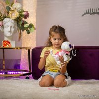 Интерактивная игрушка Zabiaka Собака Чаппи 3749722 (розовый)