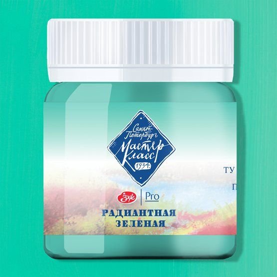 

Гуашь Невская палитра Мастер-класс 1720780 (40 мл, 780 радиантная зеленая)