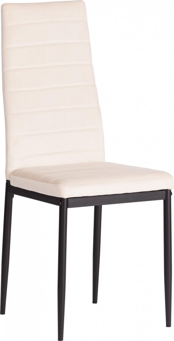

Стул TetChair Easy Chair металл/вельвет (светло-бежевый/черный)