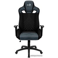 Игровое (геймерское) кресло AeroCool Earl Steel Blue (черный/синий)