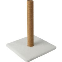Когтеточка Leader Toys Столбик с квадратной платформой с кошачьей мятой МТ14013 (белый)