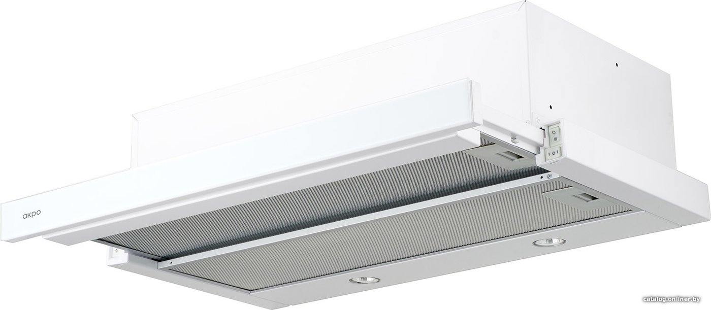 

Кухонная вытяжка Akpo Light eco glass twin 50 WK-7 (белый)