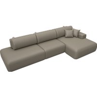 Угловой диван Лига диванов Лига-036 НПБ Модерн Лонг правый 127749 (экокожа Grifon 04 бежевый)