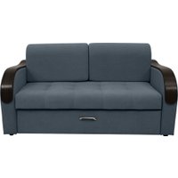 Диван Сириус Лидер-1 НПБ 185x110 (Eva 10 велюр серый)