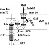 Сифон VIRPlast 698