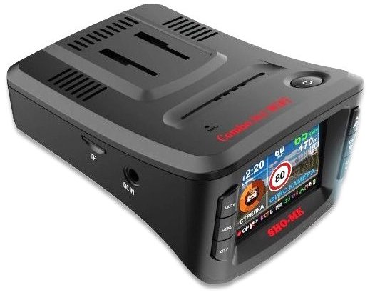 

Видеорегистратор-радар детектор-GPS информатор (3в1) Sho-Me Combo №1 WiFi